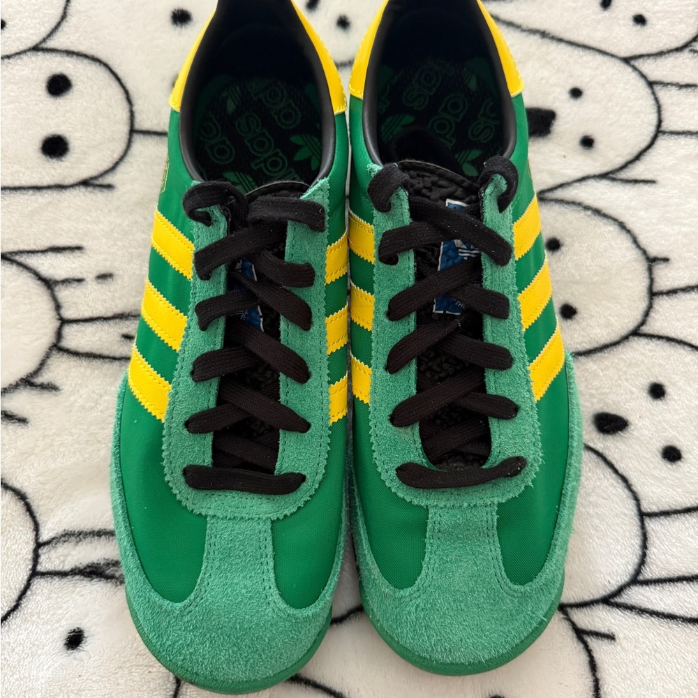 adidas Green and Yellow Men's Sneakers - Picture 4 of 8